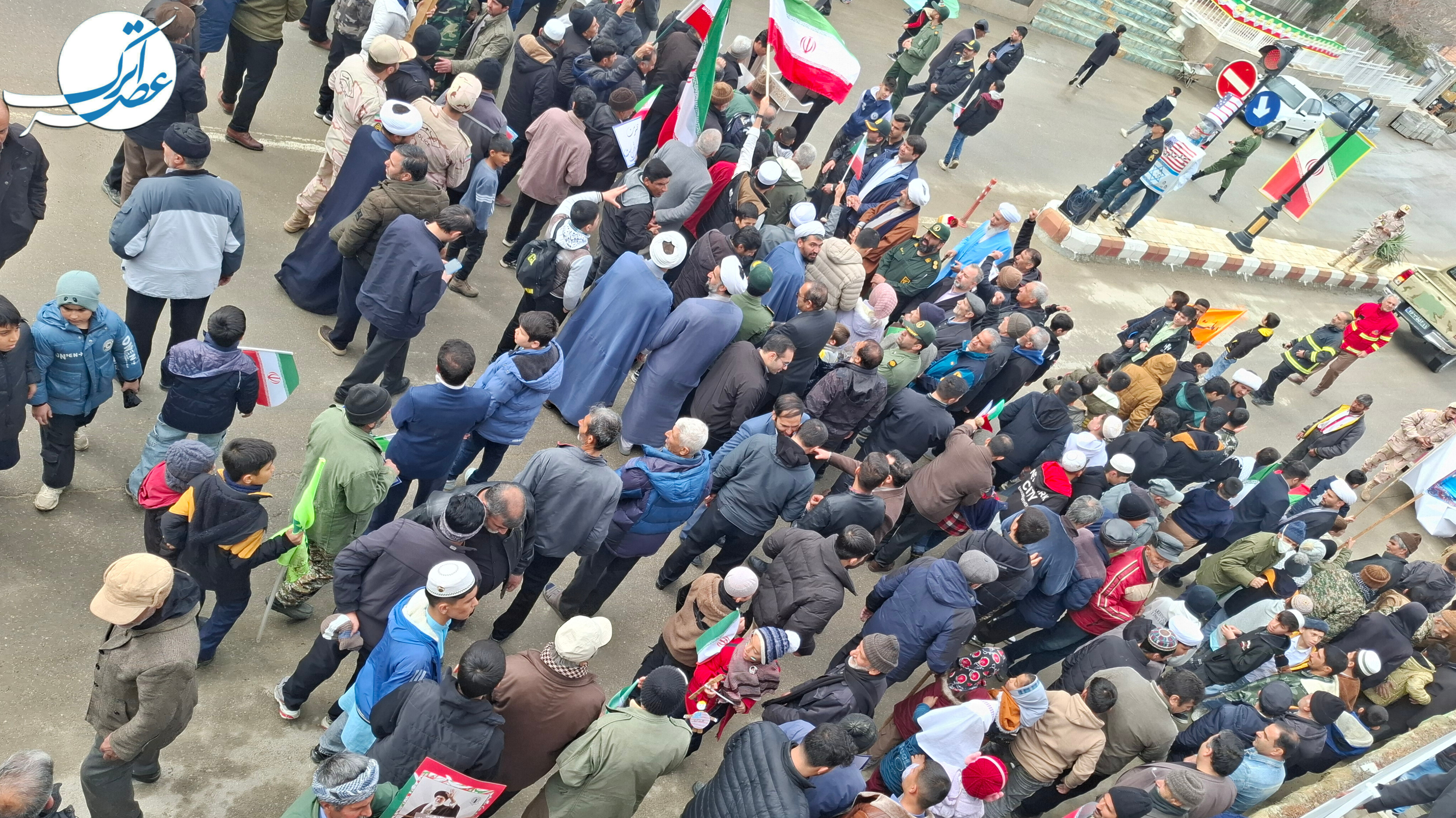 حضور پرشور مردم رازوجرگلان در راهپیمایی 22بهمن