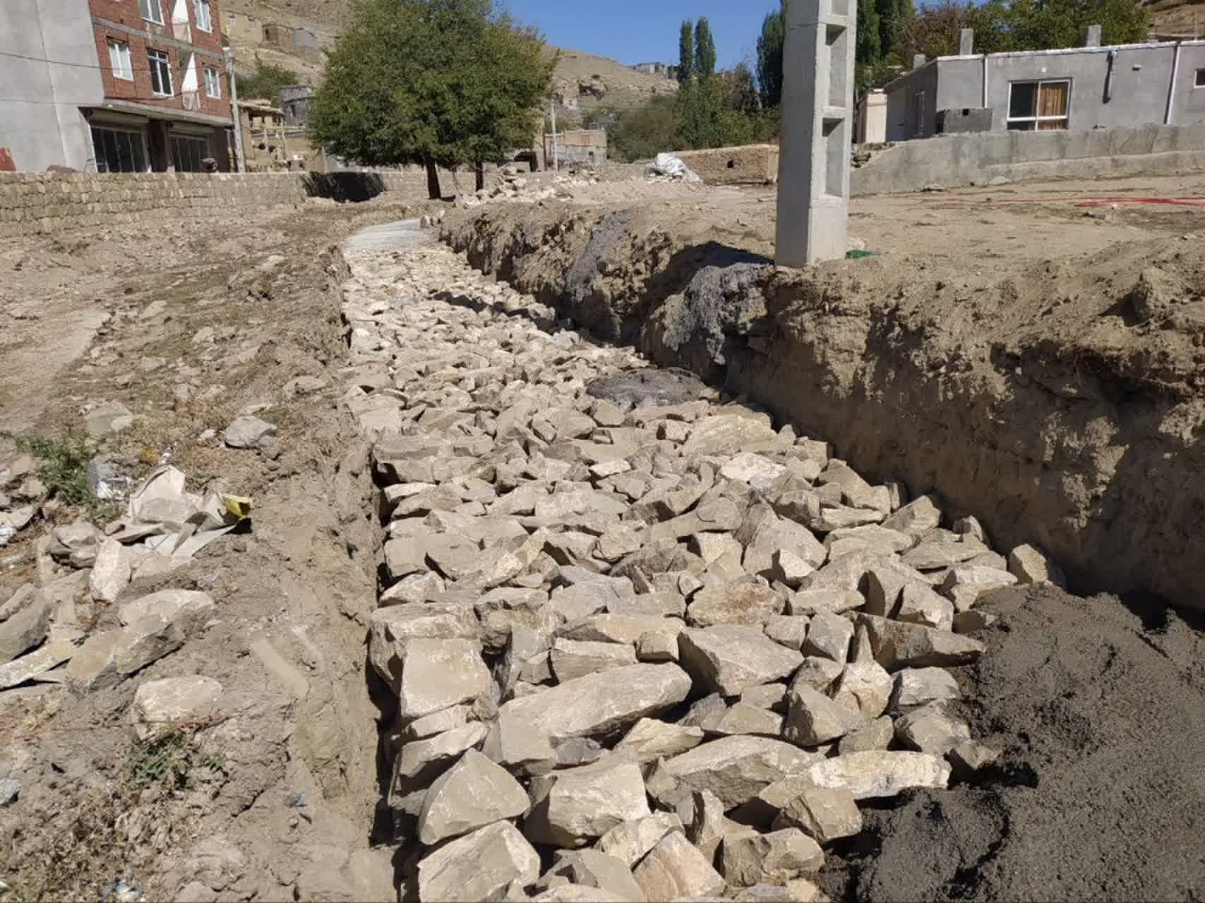 عملیات ساخت دیوارساحلی روستای تکله قوز پایان یافت