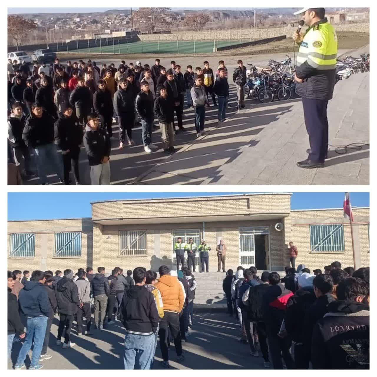 قوانین راهنمایی و رانندگی درشهر رازآموزش داده شد