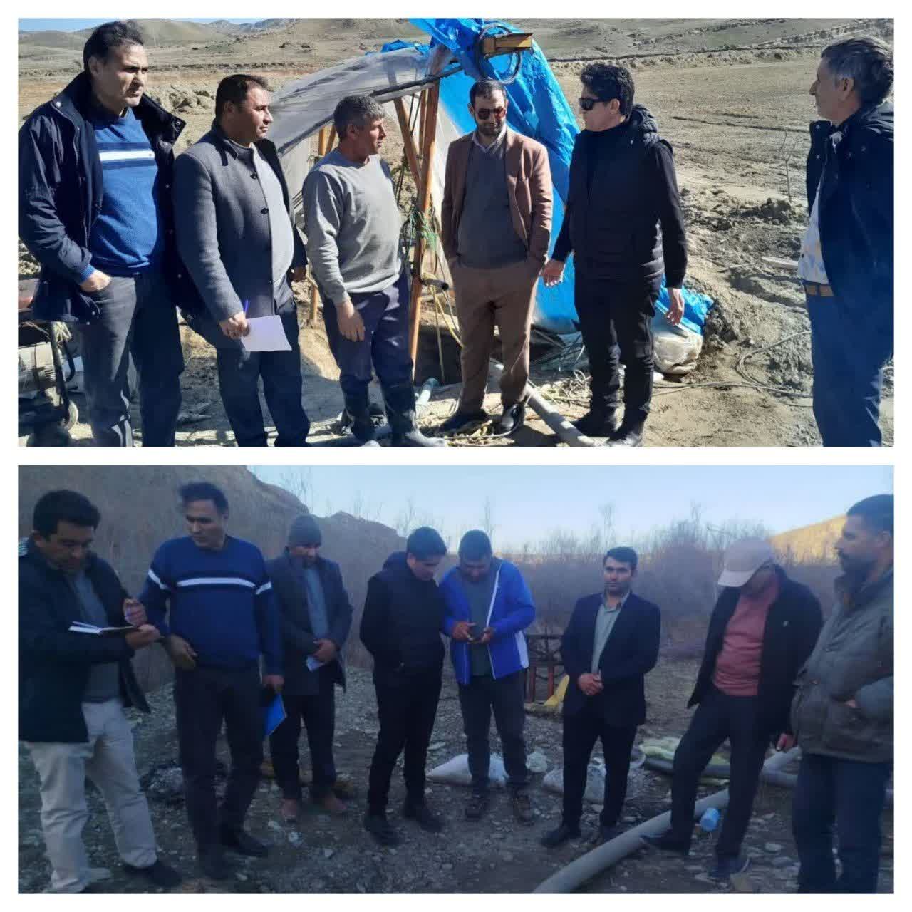 بازدید از چاه های مرزی بخش غلامان انجام شد