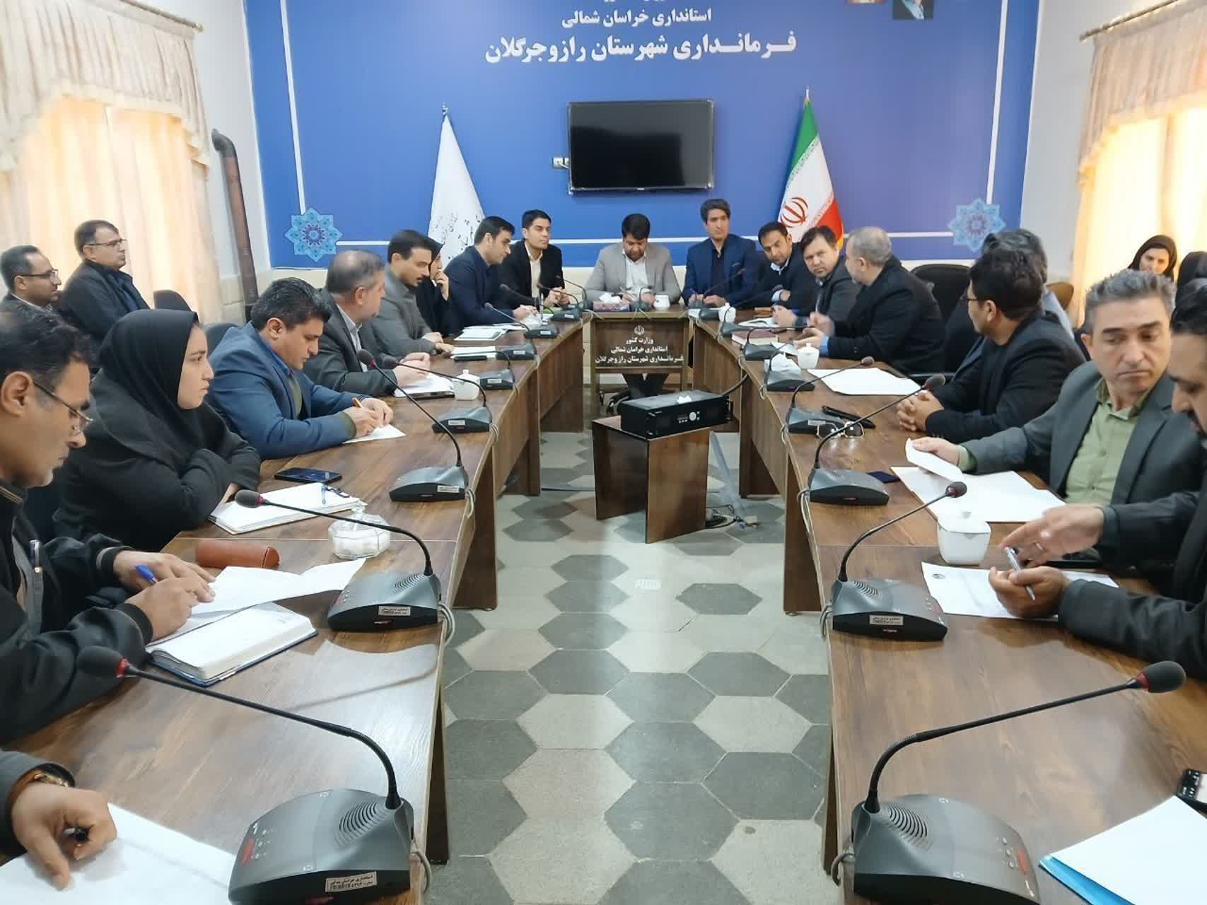 جلسه کارگروه اشتغال شهرستان در محل فرمانداری برگزار شد .